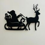Santa Riding Reindeer