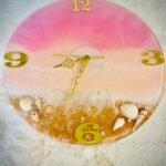 Handmade Resin Wall Clock